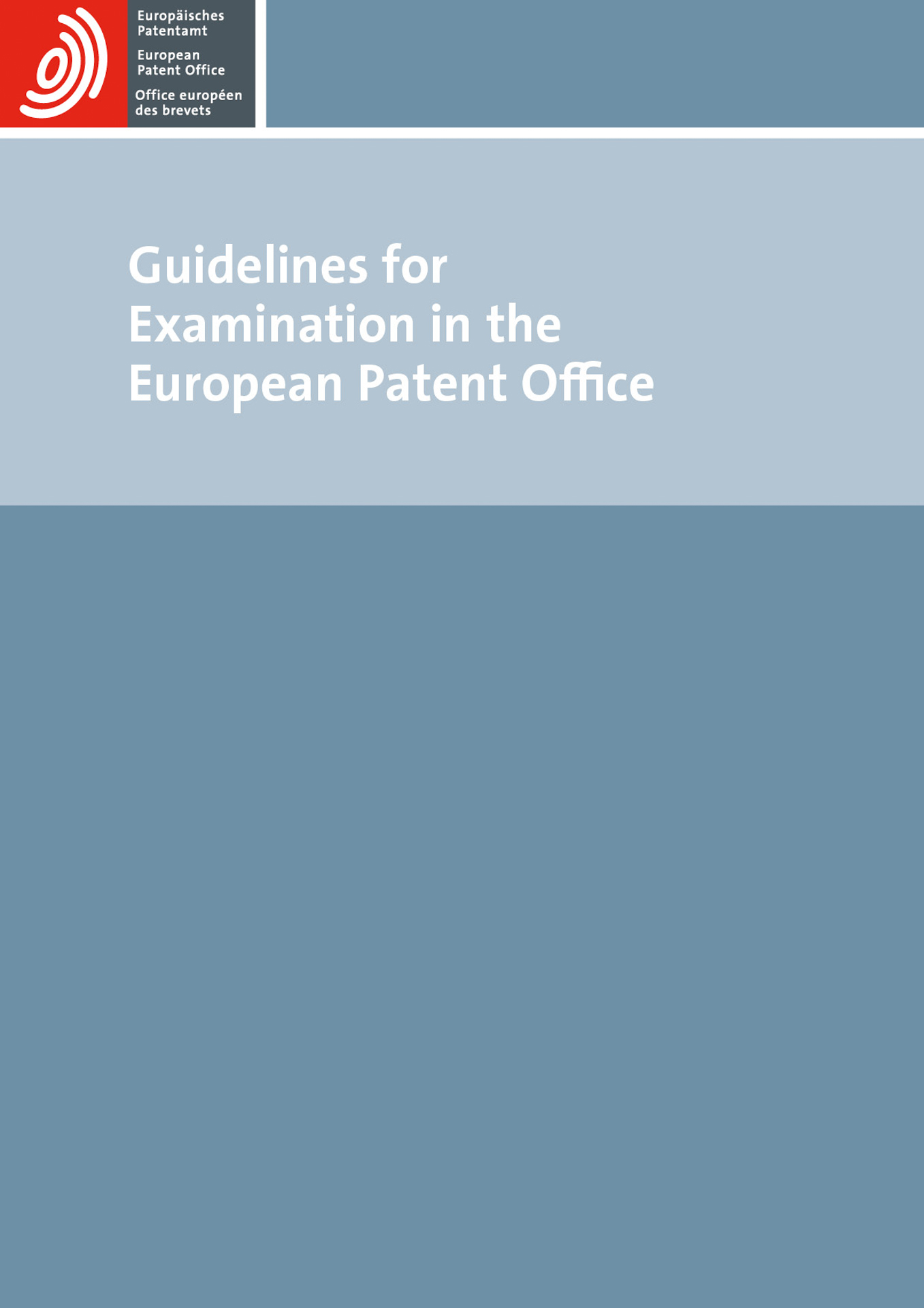 epo guidelines presentation of information